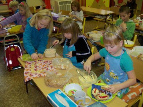 Vánoční posezení ve třídách